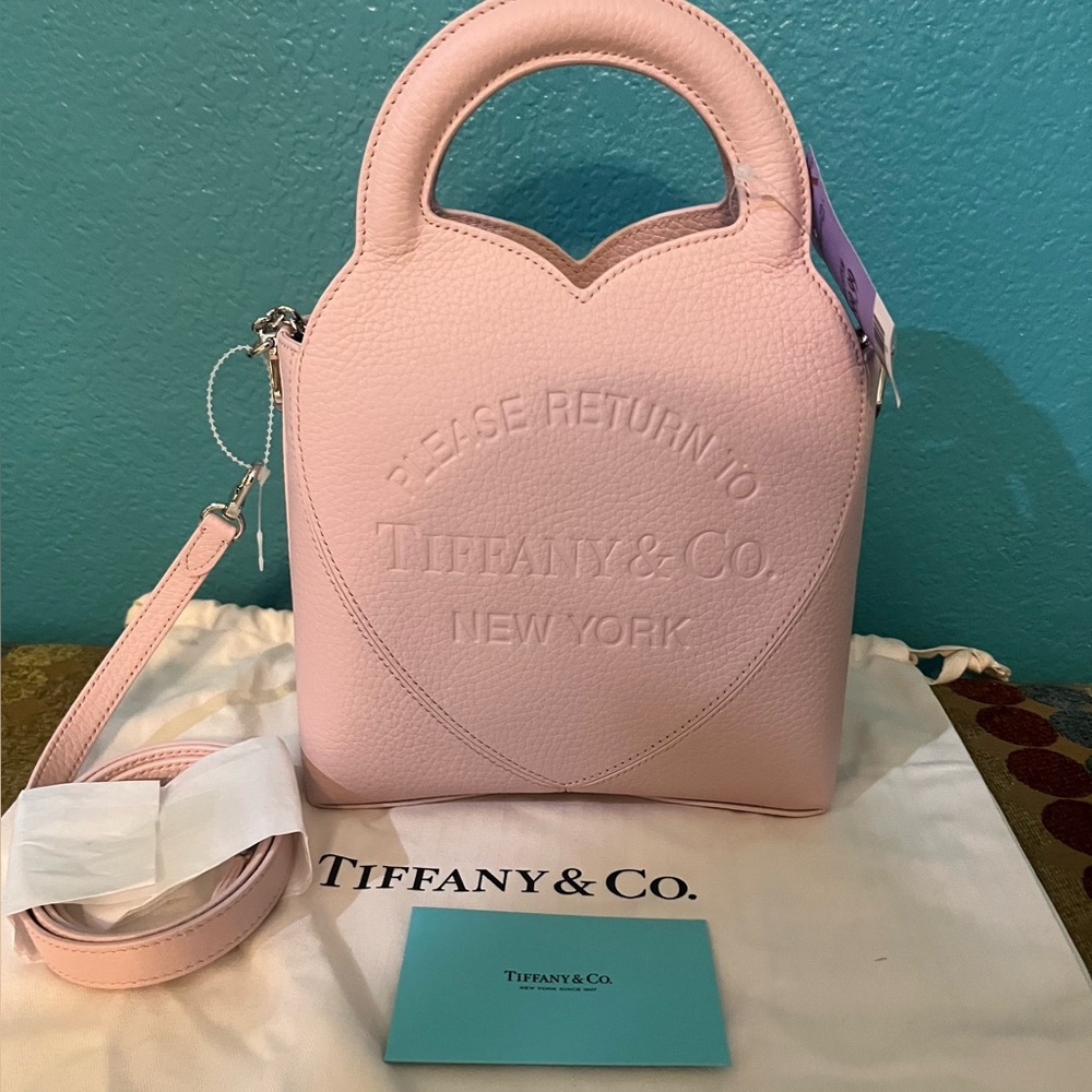 Tiffany & Co. Pink Bag + Dust Bag & Card — BRAND NEW w/ Tags